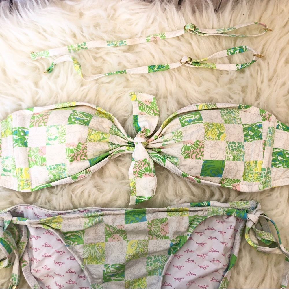 Lilly Pulitzer Lioness Patchwork Bikini Set - image 5